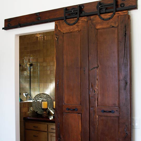 Antique Mexican Doors with Custom Installation