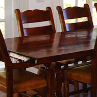 Mesquite Trestle Style with Circa High Back Chairs